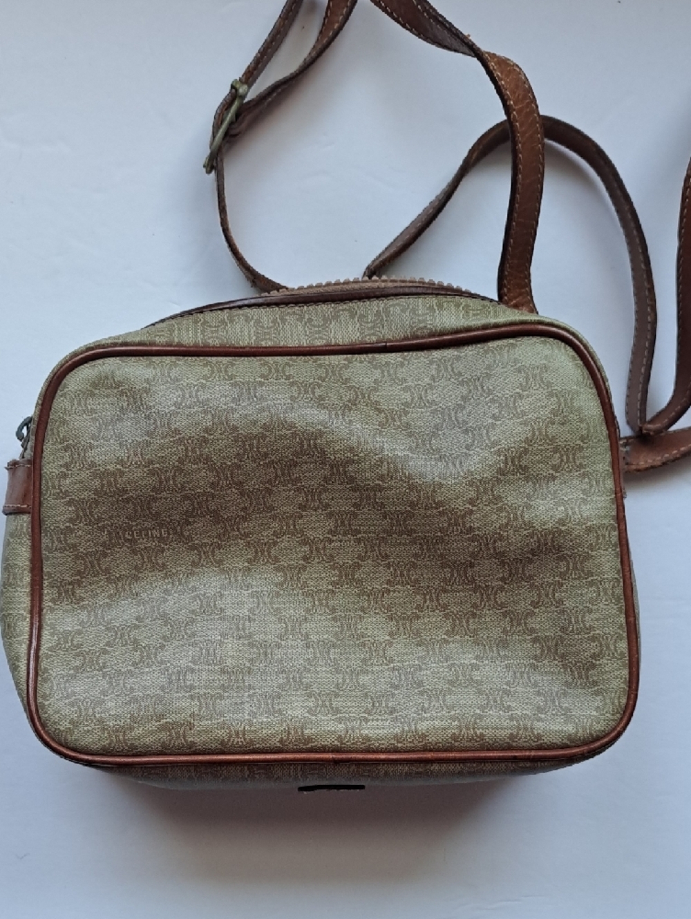 Vintage Celine Beige and Brown Crossbody Bag - Picture 11 of 12